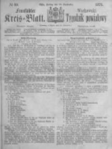 Fraust&auml;dter Kreisblatt. 1871.09.29 Nr39