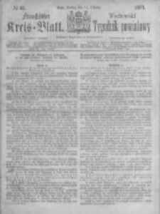 Fraust&auml;dter Kreisblatt. 1871.10.13 Nr41