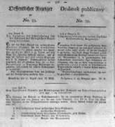 Oeffentlicher Anzeiger zum Amtsblatt No.35. der K&ouml;nigl. Preuss. Regierung zu Bromberg. 1820