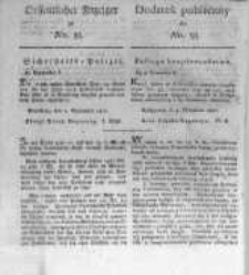 Oeffentlicher Anzeiger zum Amtsblatt No.38. der Königl. Preuss. Regierung zu Bromberg. 1820