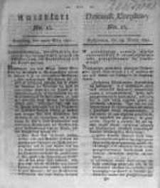 Amtsblatt der K&ouml;niglichen Preussischen Regierung zu Bromberg. 1821.03.23 No.12