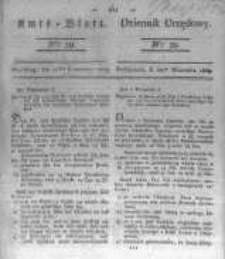 Amtsblatt der K&ouml;niglichen Preussischen Regierung zu Bromberg. 1823.09.26 No.39