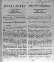 Amtsblatt der K&ouml;niglichen Preussischen Regierung zu Bromberg. 1823.11.21 No.47