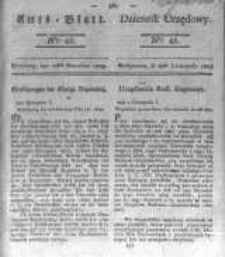 Amtsblatt der K&ouml;niglichen Preussischen Regierung zu Bromberg. 1823.11.28 No.48