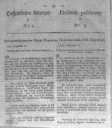 Oeffentlicher Anzeiger zum Amtsblatt No.2. der K&ouml;nigl. Preuss. Regierung zu Bromberg. 1823