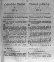 Oeffentlicher Anzeiger zum Amtsblatt No.9. der Königl. Preuss. Regierung zu Bromberg. 1823