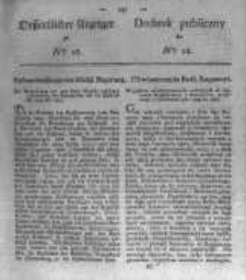 Oeffentlicher Anzeiger zum Amtsblatt No.12. der K&ouml;nigl. Preuss. Regierung zu Bromberg. 1823