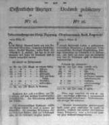 Oeffentlicher Anzeiger zum Amtsblatt No.16. der K&ouml;nigl. Preuss. Regierung zu Bromberg. 1823