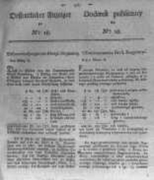 Oeffentlicher Anzeiger zum Amtsblatt No.18. der Königl. Preuss. Regierung zu Bromberg. 1823