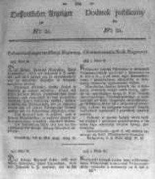 Oeffentlicher Anzeiger zum Amtsblatt No.21. der Königl. Preuss. Regierung zu Bromberg. 1823