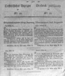 Oeffentlicher Anzeiger zum Amtsblatt No.22. der Königl. Preuss. Regierung zu Bromberg. 1823