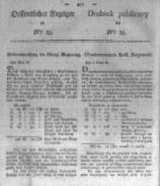 Oeffentlicher Anzeiger zum Amtsblatt No.25. der K&ouml;nigl. Preuss. Regierung zu Bromberg. 1823