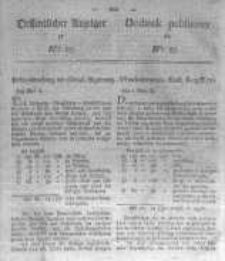 Oeffentlicher Anzeiger zum Amtsblatt No.27. der K&ouml;nigl. Preuss. Regierung zu Bromberg. 1823