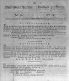 Oeffentlicher Anzeiger zum Amtsblatt No.34. der K&ouml;nigl. Preuss. Regierung zu Bromberg. 1823