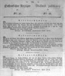 Oeffentlicher Anzeiger zum Amtsblatt No.36. der K&ouml;nigl. Preuss. Regierung zu Bromberg. 1823