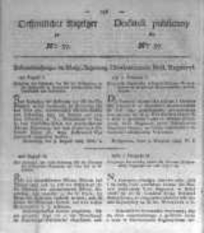 Oeffentlicher Anzeiger zum Amtsblatt No.37. der K&ouml;nigl. Preuss. Regierung zu Bromberg. 1823