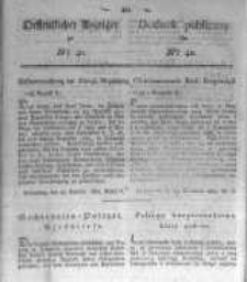 Oeffentlicher Anzeiger zum Amtsblatt No.40. der K&ouml;nigl. Preuss. Regierung zu Bromberg. 1823