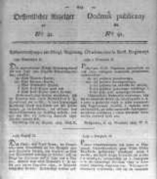 Oeffentlicher Anzeiger zum Amtsblatt No.41. der K&ouml;nigl. Preuss. Regierung zu Bromberg. 1823