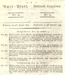 Amtsblatt der Königlichen Preussischen Regierung zu Bromberg. 1824.01.09 No.2