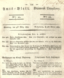 Amtsblatt der Königlichen Preussischen Regierung zu Bromberg. 1824.03.05 No.10