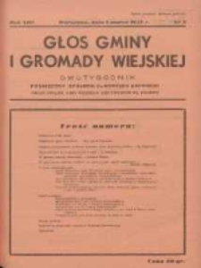 Głos Gminy i Gromady Wiejskiej: dwutygodnik poświęcony sprawom samorządu gminnego: organ Związku Gmin Wiejskich Rzeczypospolitej Polskiej 1937.03.01 R.13 Nr5