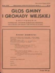 Głos Gminy i Gromady Wiejskiej: dwutygodnik poświęcony sprawom samorządu gminnego: organ Związku Gmin Wiejskich Rzeczypospolitej Polskiej 1937.04.16 R.13 Nr8