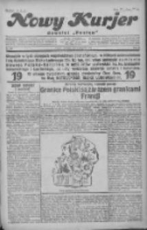 Nowy Kurjer: dawniej "Postęp" 1930.11.09 R.41 Nr260