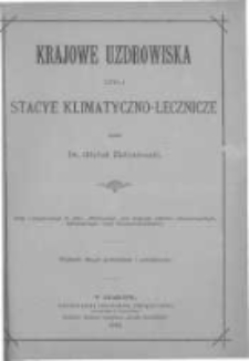 Krajowe uzdrowiska czyli stacye klimatyczno-lecznicze