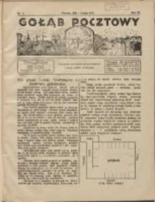 Gołąb Pocztowy: czasopismo poświęcone sprawom hodowli i tresury gołębia pocztowego 1927.02.01 R.3 Nr3