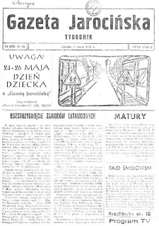Gazeta Jarocińska 1991.05.17 Nr31(II)