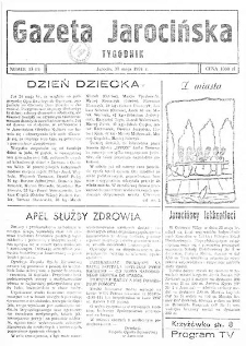 Gazeta Jarocińska 1991.05.31 Nr33(II)