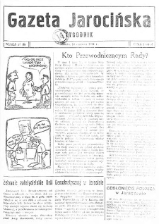 Gazeta Jarocińska 1991.06.28 Nr37(II)