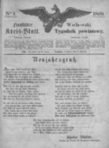 Fraust&auml;dter Kreisblatt. 1869.01.02 Nr1