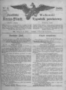 Fraust&auml;dter Kreisblatt. 1869.01.22 Nr4