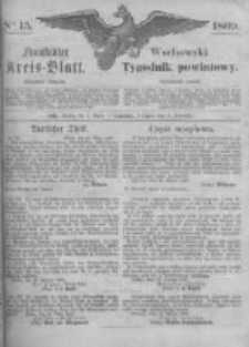 Fraust&auml;dter Kreisblatt. 1869.04.09 Nr15