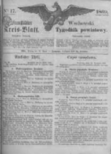 Fraustädter Kreisblatt. 1869.04.23 Nr17