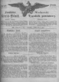 Fraust&auml;dter Kreisblatt. 1869.07.02 Nr27