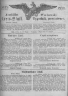 Fraust&auml;dter Kreisblatt. 1869.08.13 Nr33