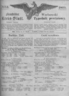 Fraust&auml;dter Kreisblatt. 1869.08.20 Nr34