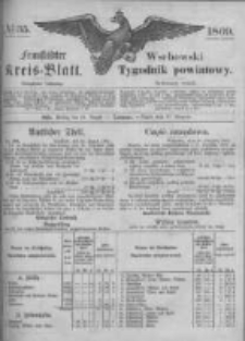 Fraustädter Kreisblatt. 1869.08.27 Nr35