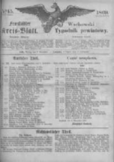 Fraust&auml;dter Kreisblatt. 1869.11.05 Nr45