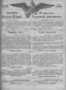 Fraust&auml;dter Kreisblatt. 1869.11.19 Nr47