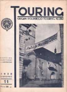 Touring: organ Polskiego Touring Klubu 1938.11 R.3(14) Nr11