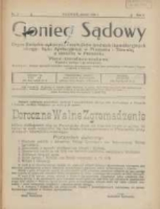 Goniec Sądowy: organ Związku Sądowych Urzędnik&oacute;w Średnich i Kancelaryjnych Okręgu Sądu Apelacyjnego w Poznaniu i Toruniu z siedzibą w Poznaniu 1926.03 R.6 Nr3