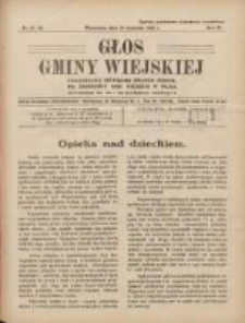 Głos Gminy Wiejskiej: czasopismo poświęcone sprawom Zrzeszenia Samopomocy Gmin Wiejskich w Polsce 1928.09.20 R.4 Nr25/26