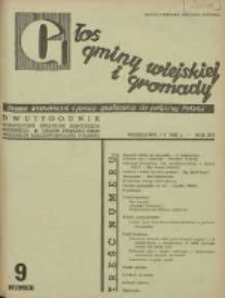 Głos Gminy Wiejskiej: dwutygodnik poświęcony sprawom samorządu gminnego: organ Związku Gmin Wiejskich Rzeczypospolitej Polskiej 1938.05.01 R.14 Nr9
