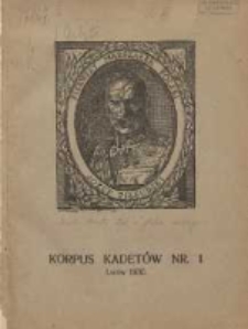 Orlęta: czasopismo młodzieży Korpusu Kadet&oacute;w nr 1 we Lwowie 1930 R.3 Nr1