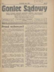 Goniec Sądowy: organ Związku Sądowych Urzędnik&oacute;w Średnich i Kancelaryjnych Okręgu Sądu Apelacyjnego w Poznaniu 1928.02 R.8 Nr2