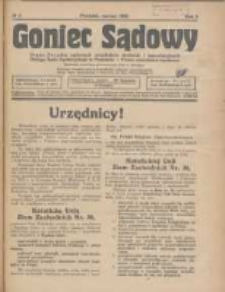 Goniec Sądowy: organ Związku Sądowych Urzędnik&oacute;w Średnich i Kancelaryjnych Okręgu Sądu Apelacyjnego w Poznaniu 1928.03 R.8 Nr3