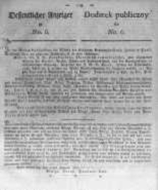 Oeffentlicher Anzeiger zu No.6 1821